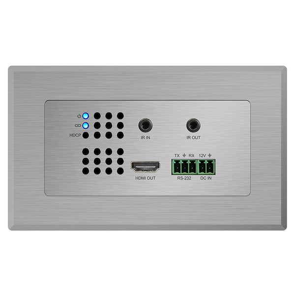 HEX11WP-RX HDMI Wall Plate HDBaseT™ Receiver - HDMI, RS-232 and IR up to 70m (4K up to 40m)