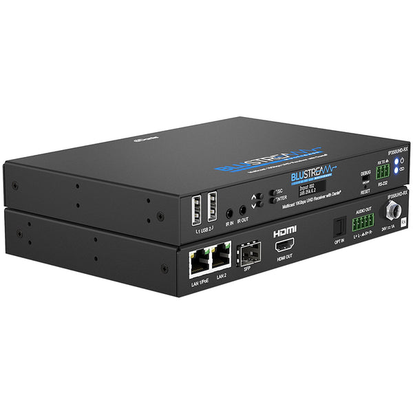 Blustream IP350UHD IP Multicast Video Receiver with Dante®