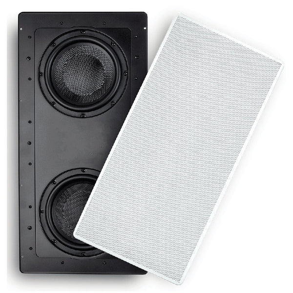 SC-HRSIW8-CAB Dual 8-in (200mm) In-Wall Subwoofer